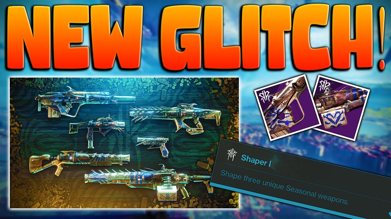 THIS GLITCH GIVES EASY SEASON 18 XP! Craft Glitch Gives Massive XP! | Destiny 2!