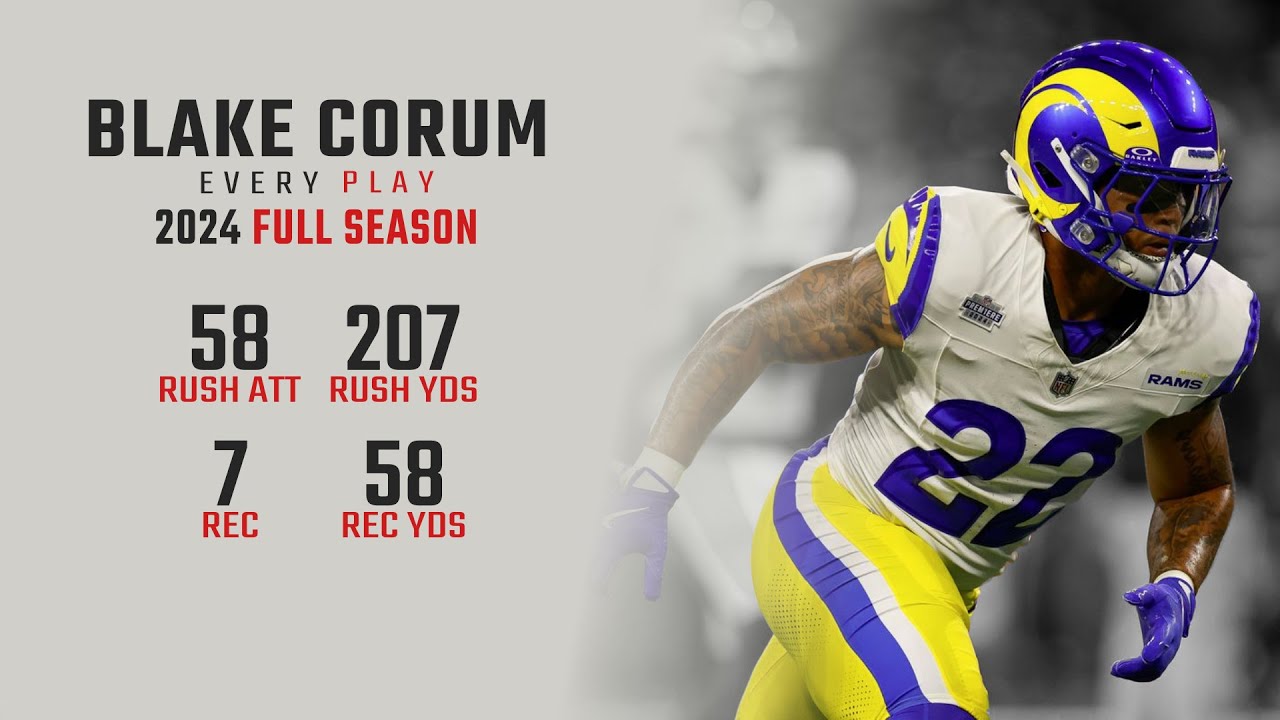 Blake Corum 2024 Highlights | Every Run, Target, and Catch