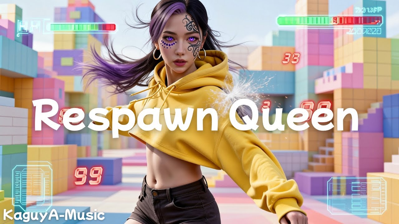 【AI-Music】KaguyA | Respawn Queen (Lyrics Video)