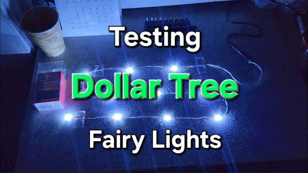 Testing a cheap lighting idea for model railroad layouts