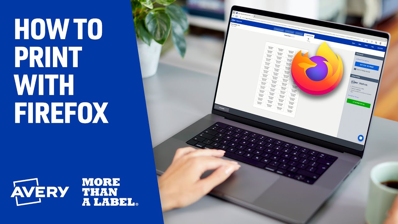 How to Print Avery Labels in Firefox with Avery Design and Print