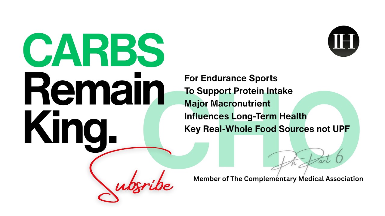 CARBS for Endurance: Carbs are KING | Plant Based Carbs (Complex Carbs)→Holistics