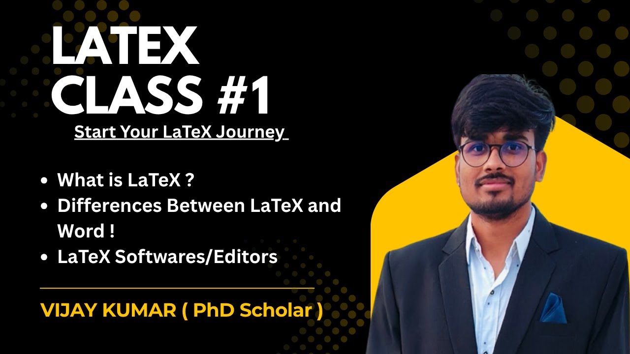 What is LaTeX? Difference Between LaTeX & MS Word | LaTeX Software's/Editors