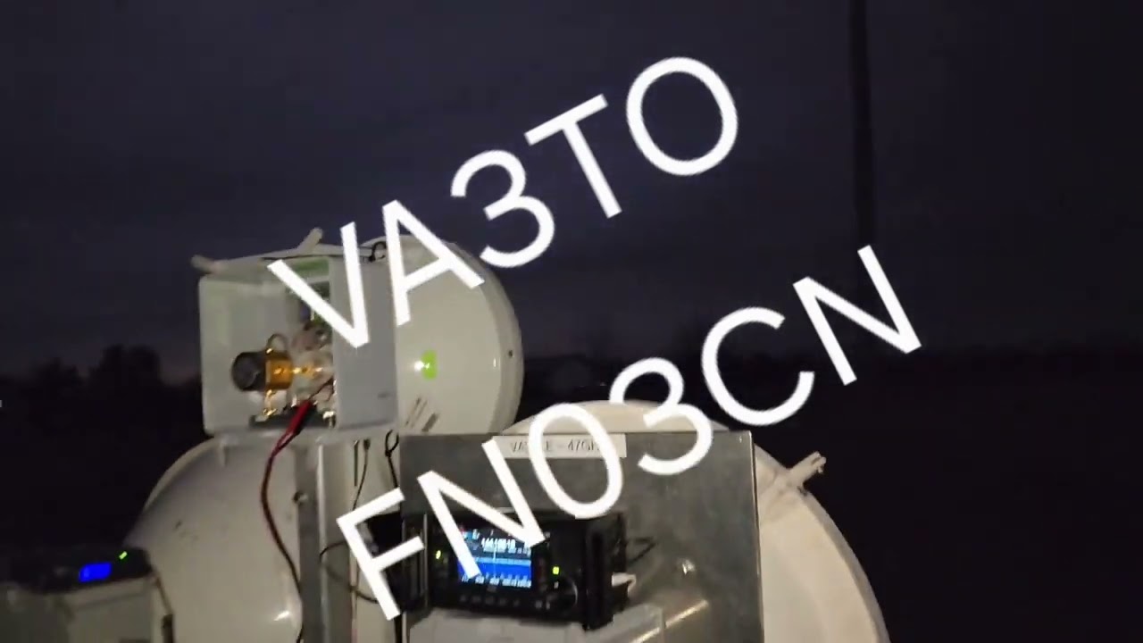 78GHz  VA3ELE EN92XX -VA3TO FN03CN