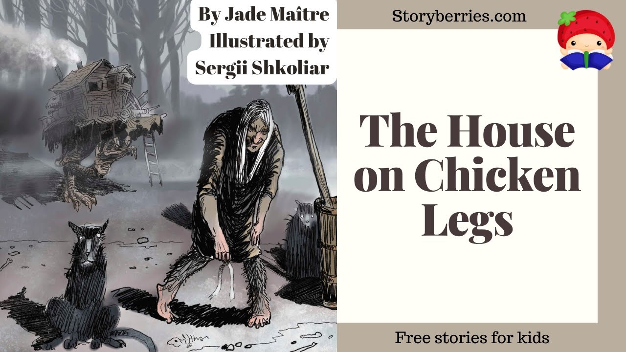THE HOUSE ON CHICKEN LEGS  🍓 Read along animated picture book with English subtitles #halloween