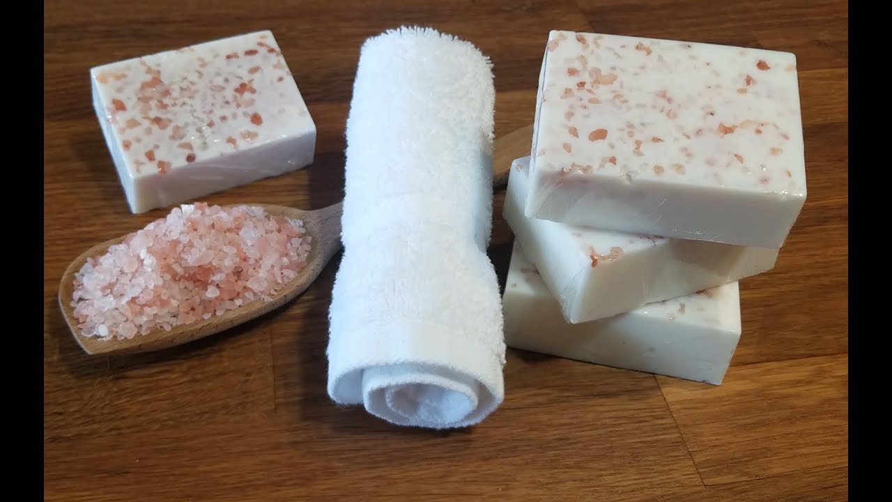 COMO HACER JABÓN NATURAL CON SAL DEL HIMALAYA