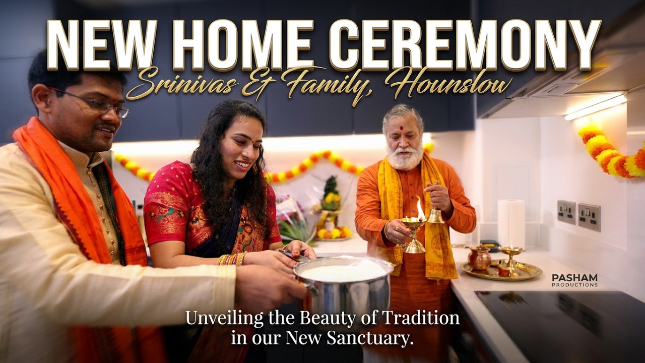 Unveiling Srinivas & Family's Beautiful New Home in Hounslow - Housewarming Ceremony Celebration