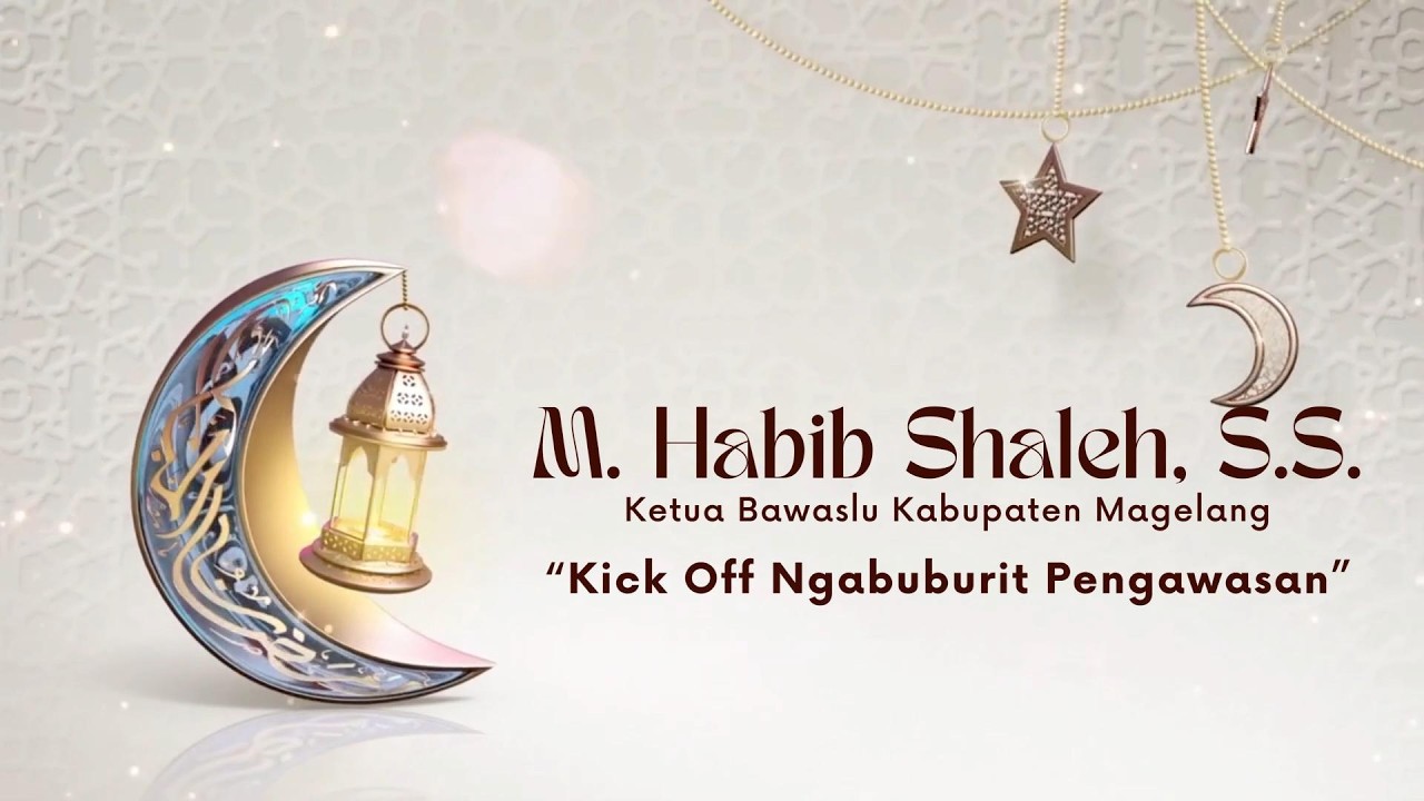Kick Off Ngabuburit Pengawasan Bawaslu Kabupaten Magelang