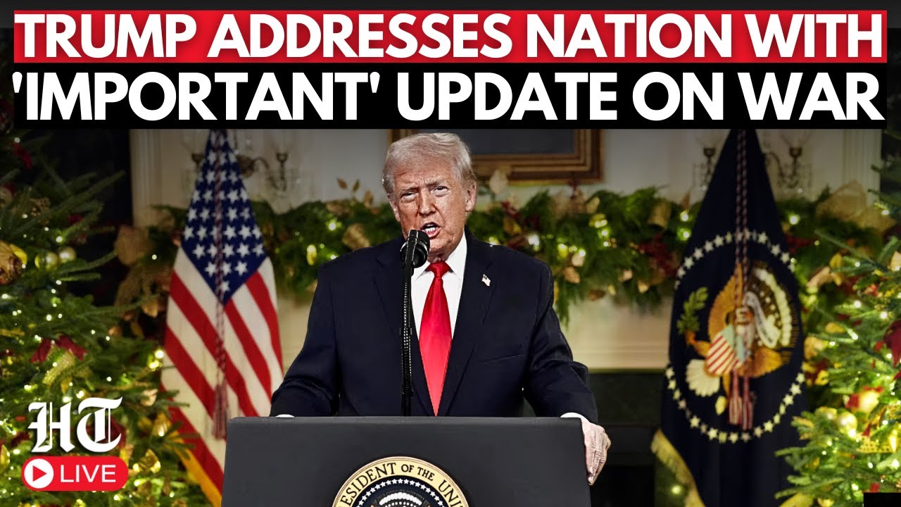 US Iran War LIVE | Donald Trump Addresses Nation On Middle East Conflict & War With Iran | US News