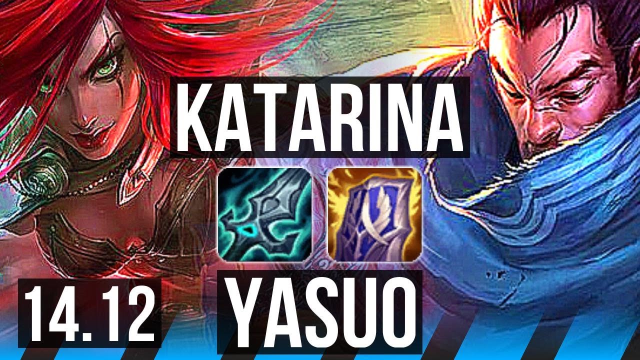 KATARINA vs YASUO (MID) | 67% winrate, Godlike | EUW Grandmaster | 14.12