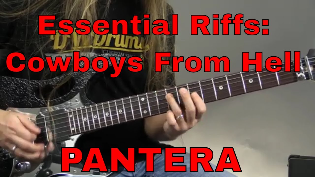 Essential Riffs | Cowboys from Hell | Pantera | Guitar Cover | Steve Stine