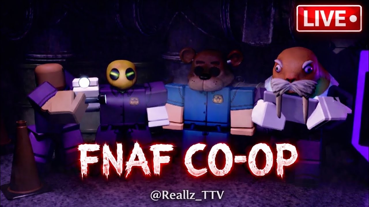 Beating Fnaf Co-op (sister location )