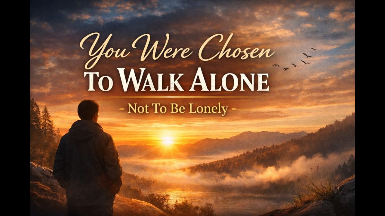 You Were Chosen to Walk Alone — Not to Be Lonely.