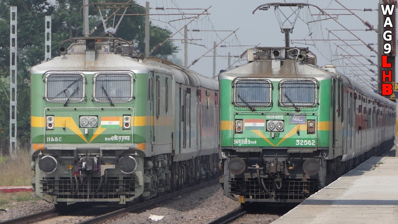 Green WAG9 with RED LHB Trains 1 | Frequently ASKED Train Videos FATV EPISODE No 88 | IndianRailways