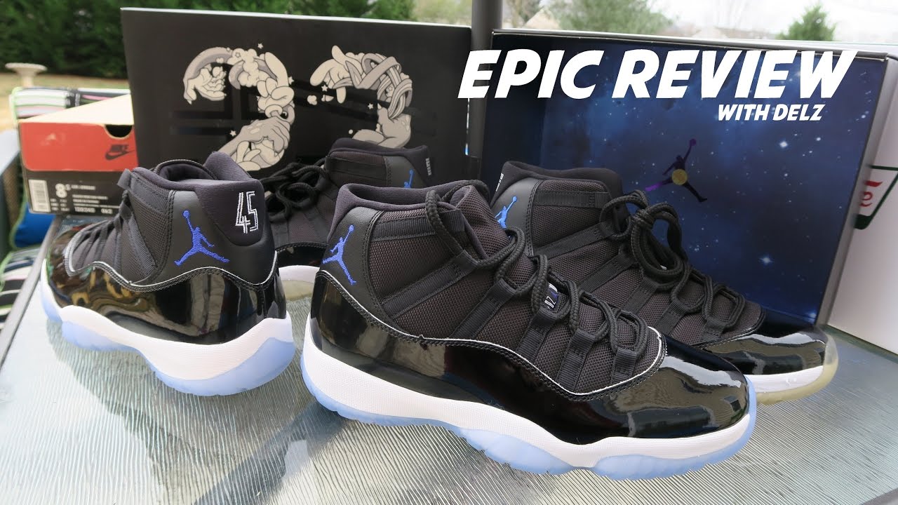 AIR JORDAN 11 SPACE JAM 2016 RETRO SNEAKER REAL REVIEW INCLUDING ON FEET #sneakerhead #jumpman