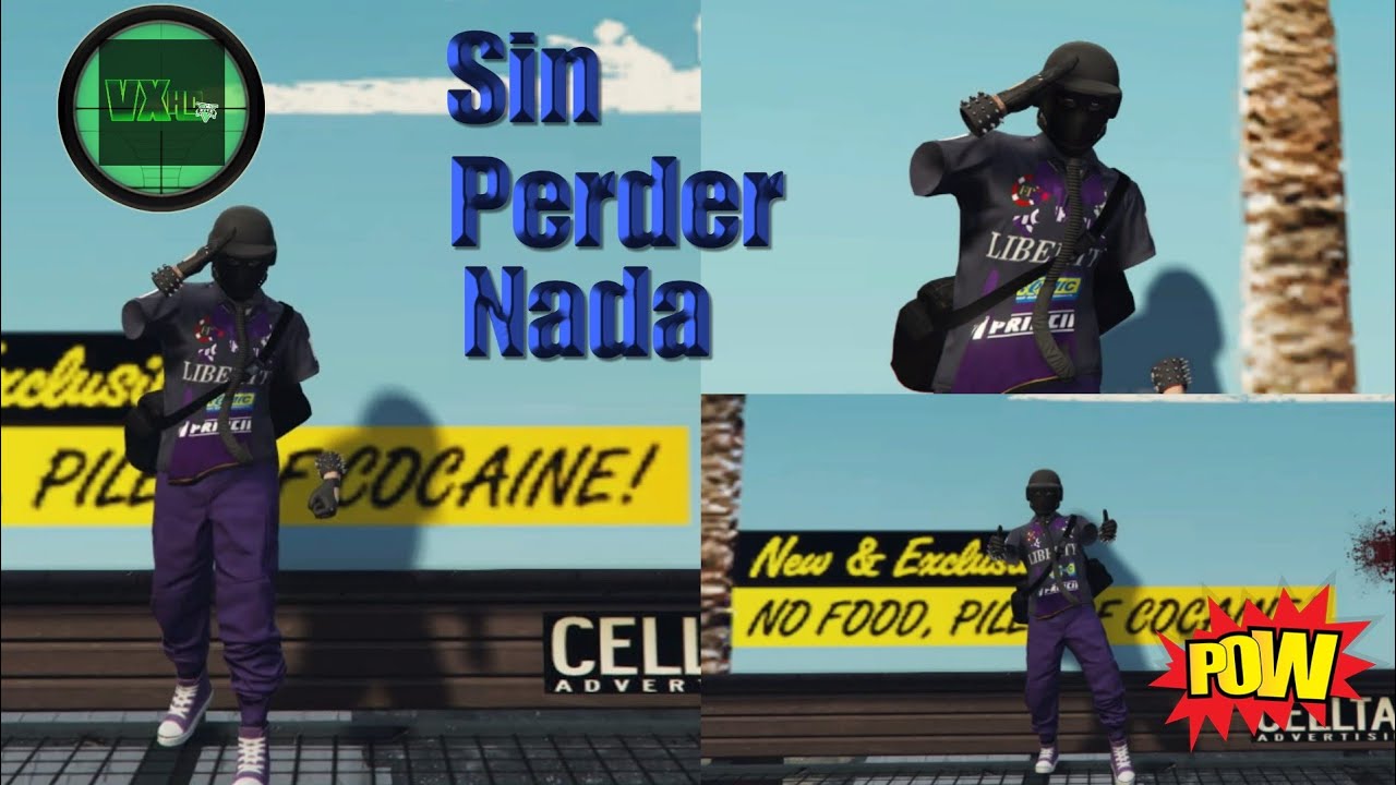 GTA V Brazos Invisibles Joguers Morados Camisa bug 🔥🔥🔥
