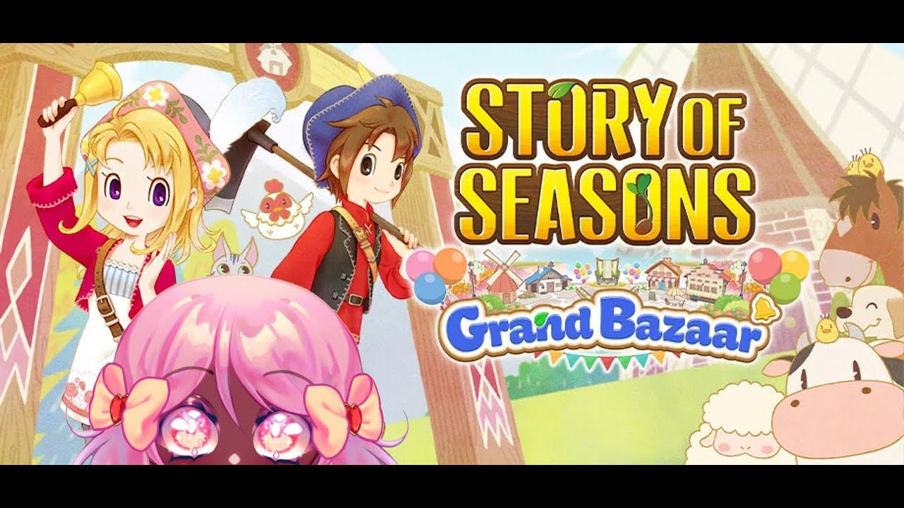 『Story of Seasons: Grand Bazaar』farming with a sprinkle of stonks『KokoLuna｜Magical Girl ENVtuber』