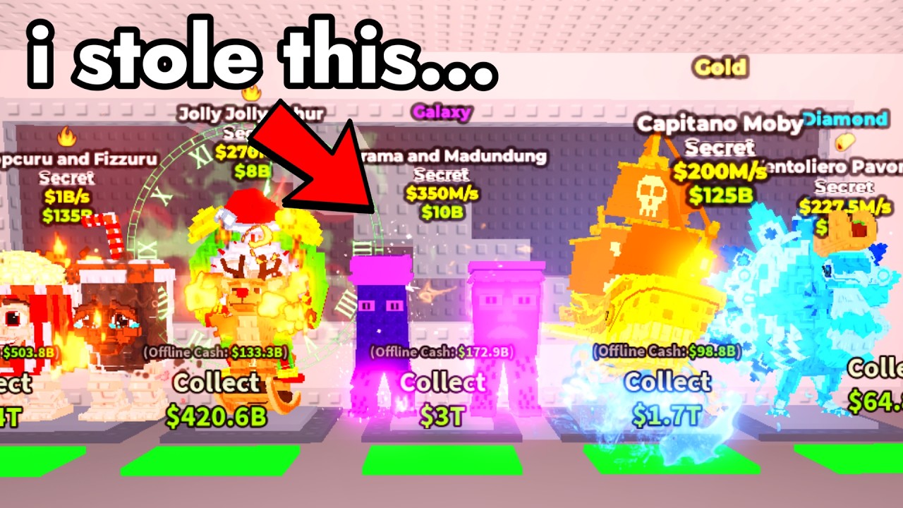 I stole STACKED Brainrots during Admin Abuse... 🔥