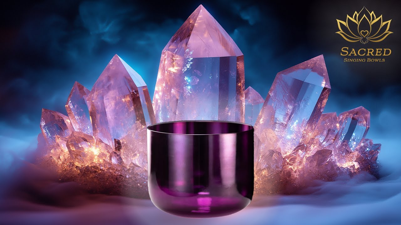 This 136 Hz Crystal Bowl Will Shift Your Energy Instantly | Violet Flame Sound Meditation