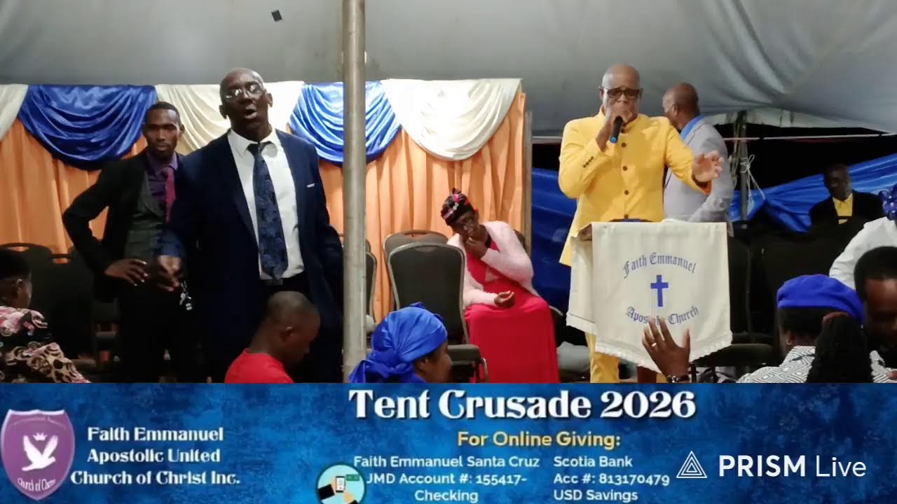 Faith Emmanuel Apostolic Tent Crusade 2026 Week 2 Wednesday Night Speaker:Bishop W. Baker