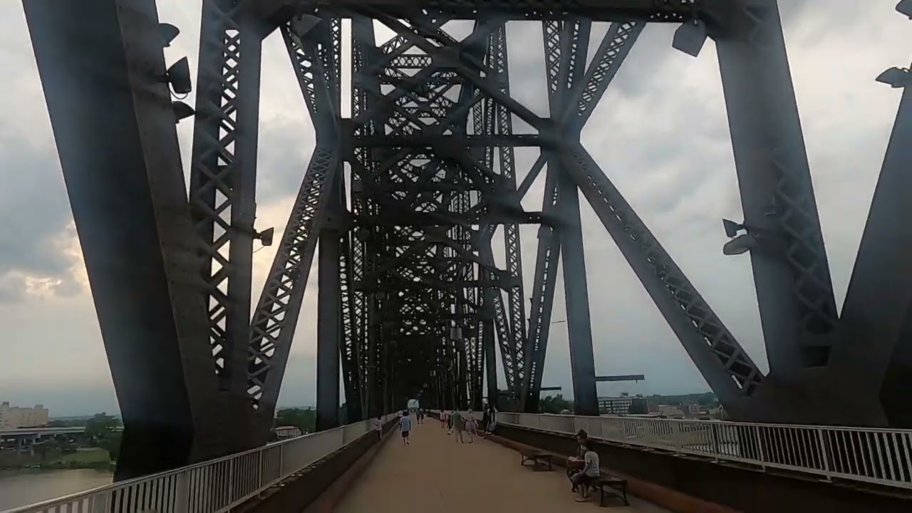 Walking the Big Four Bridge - Louisville, Kentucky