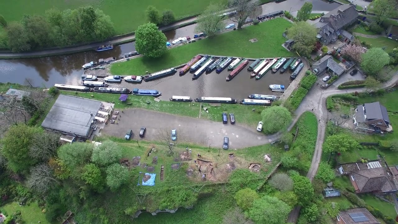 Marple Lime Kilns Community Dig Drone Flyover