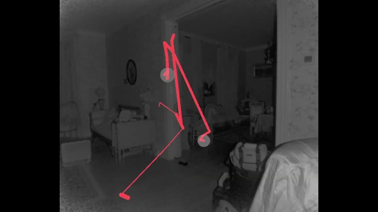 Blodgett House Stick Figure Sitting & Big Tall One