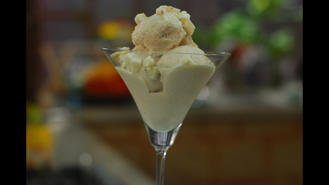Banana Elaichi Caramel Ice Cream | Cooksmart | Sanjeev Kapoor Khazana