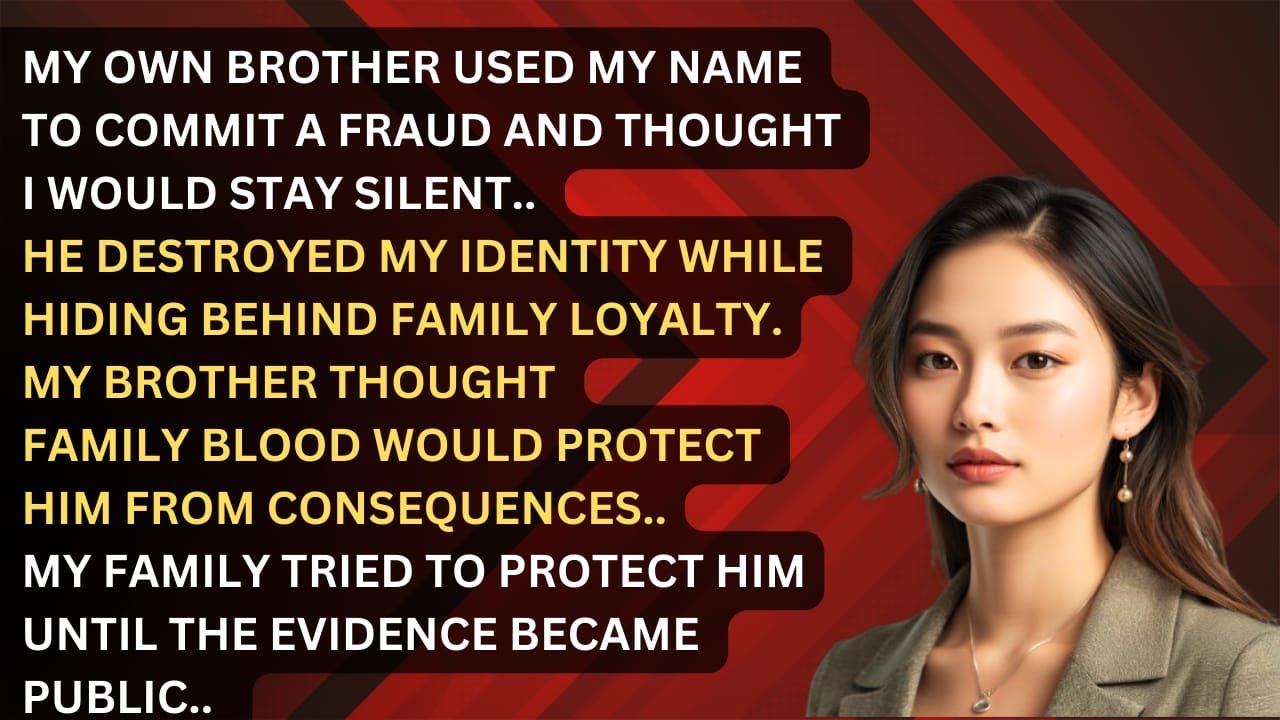My Own Brother Used My Name To Commit Fraud And Thought I Would Stay Silent
