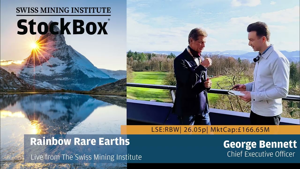 Прямая трансляция из Цюриха с компанией Rainbow Rare Earths: редкоземельные элементы — следующая ...