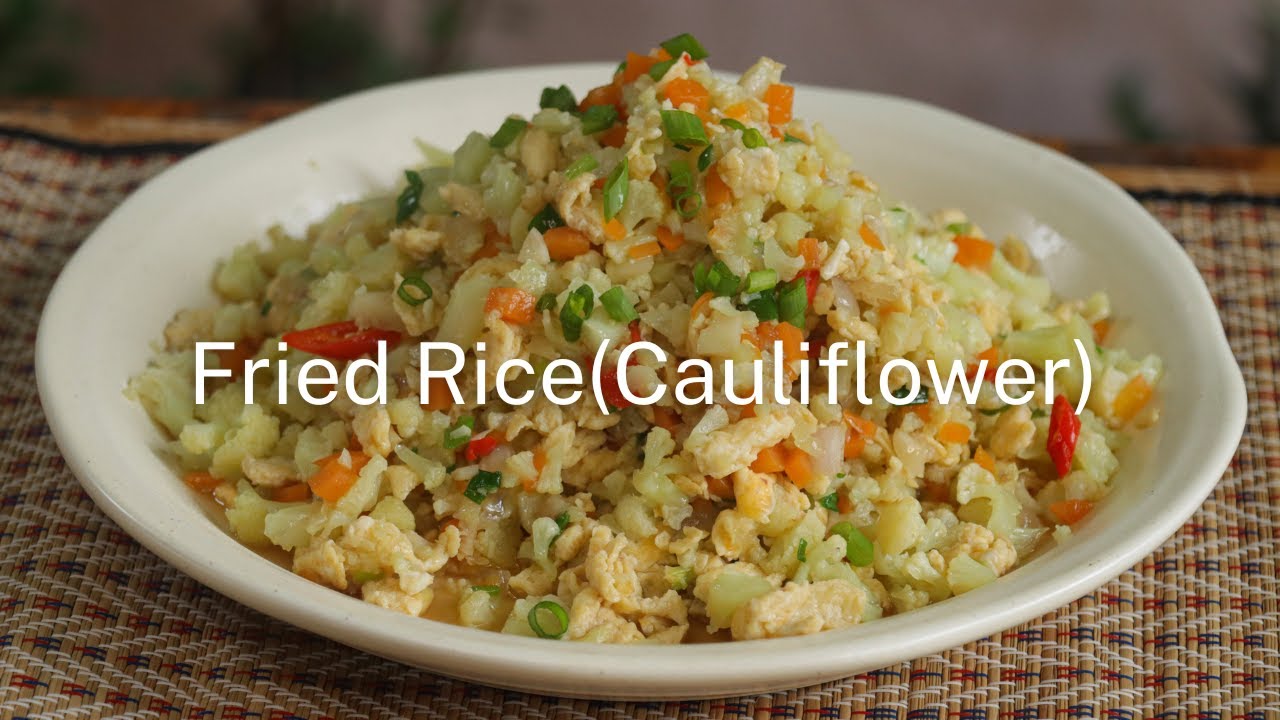 Cauliflower Fried Rice | Fried Rice-Cauliflower | Low Carb Foods That Taste Incredible