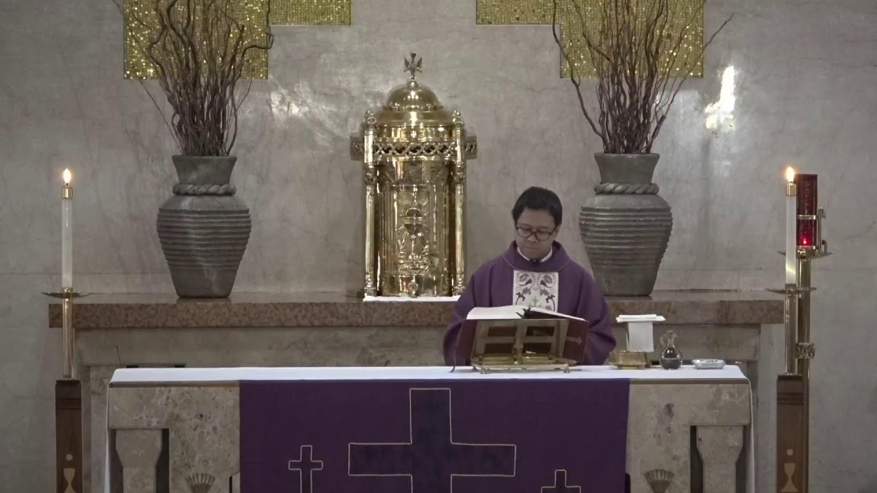 Tuesday, St. Katherine Drexel, Virgin; Mass with Fr. Angelo Battista, MSC (03.03.2026)