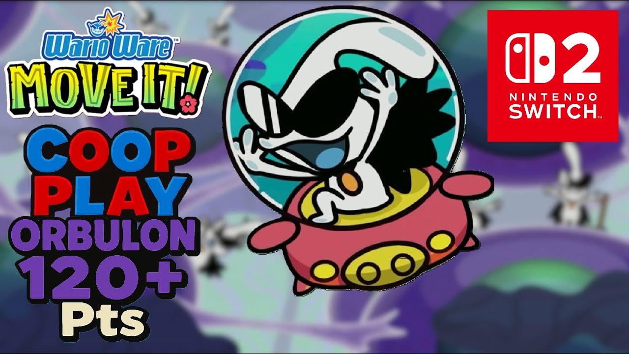 WarioWare: Move It! | 2 Player 120+ Pts | Orbulon (Nintendo Switch 2)