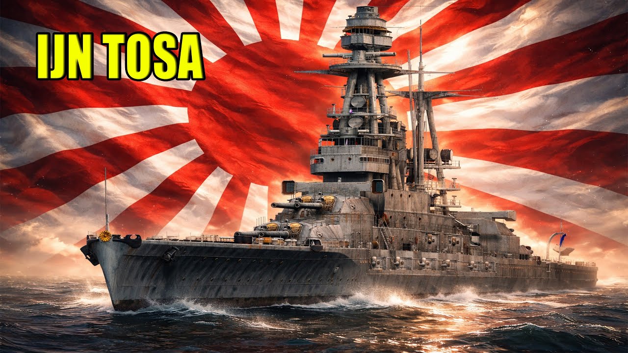IJN TOSA ✅ ACORAZADO JAPONÉS DE EVENTO ✅ WAR THUNDER ESPAÑOL