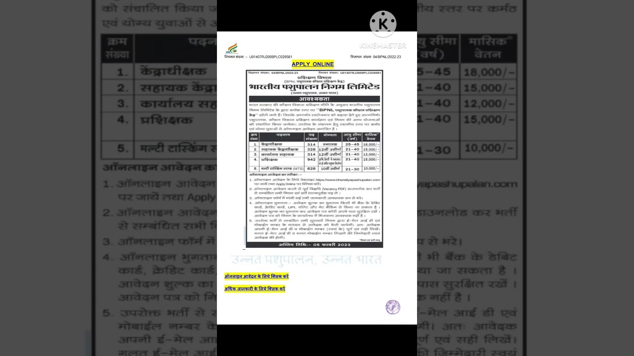 #BPNL requirements 2023 #shorts #shivani madam