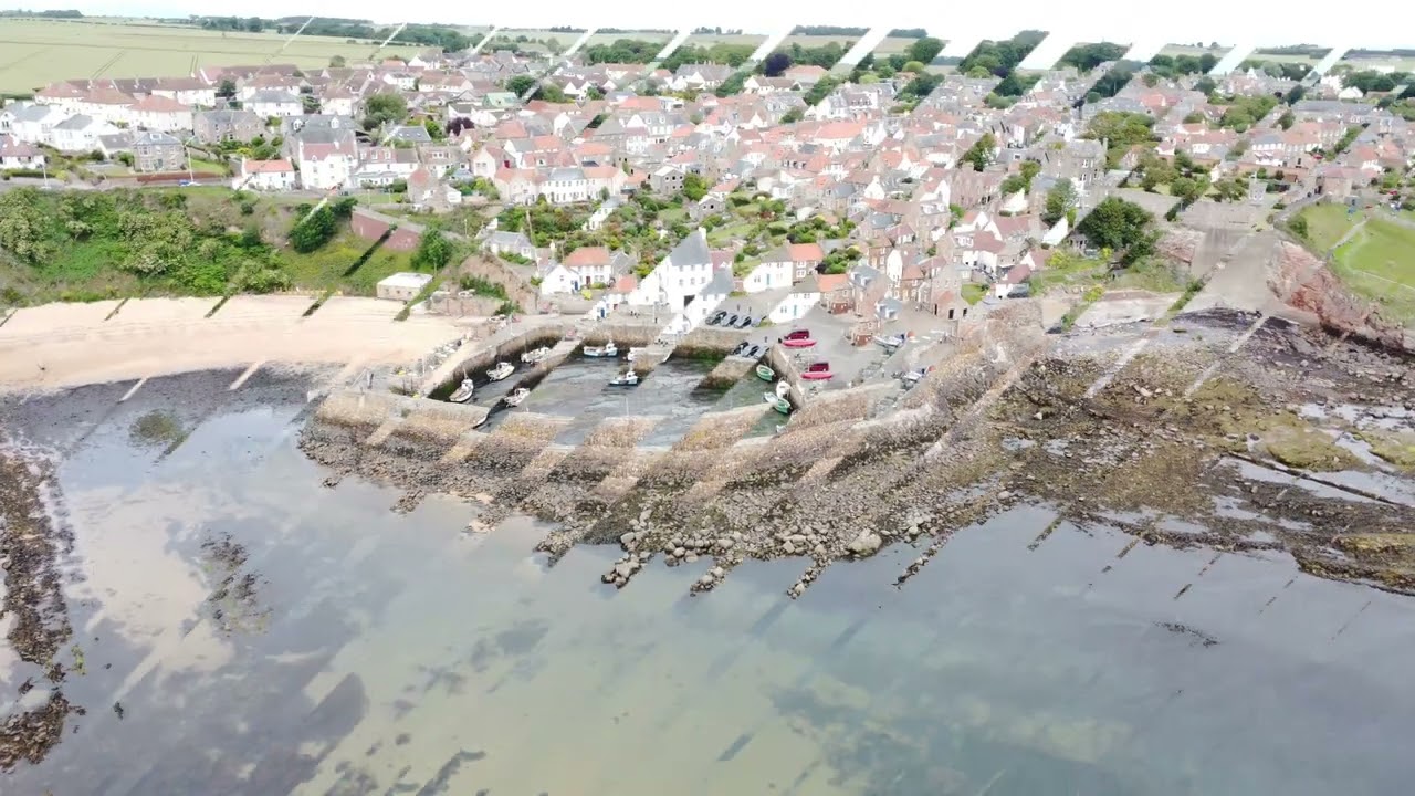 Anstruther Harbour & Caril in Scotland