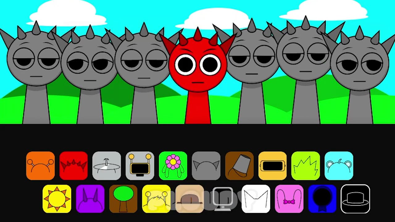 Sprunki But Everyone RADDY (Red) Version