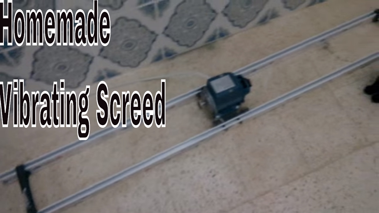 Homemade Vibrating Screed