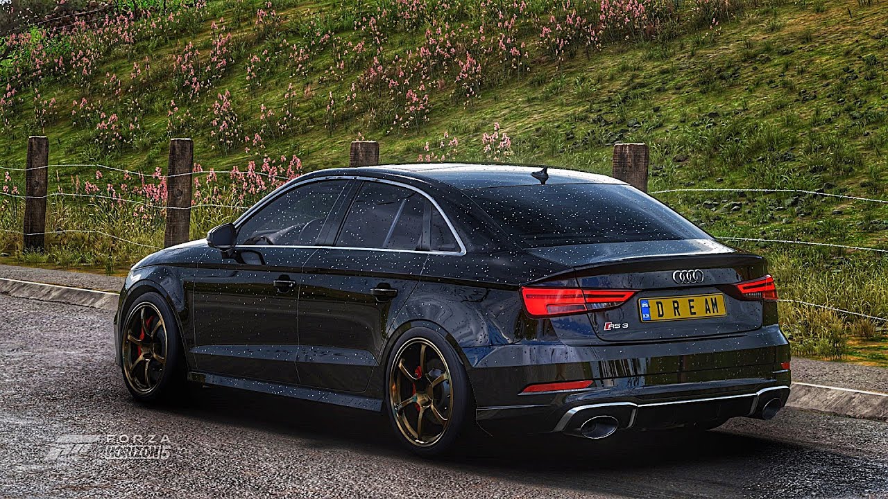 "Tuned Audi RS3 Speed Test in Forza Horizon 5 | 4K Ultra Graphics"