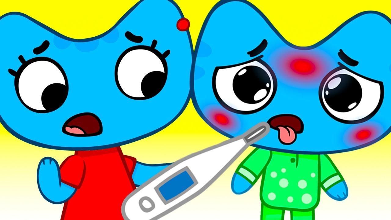 Sick Song | Kit and Kate Nursery Rhymes & Kids Songs