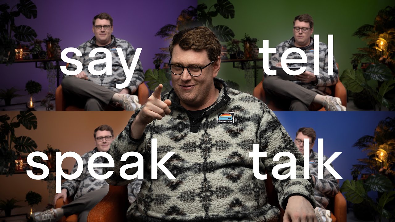 STOP CONFUSING THEM | The Difference Between Say, Speak, Talk, and Tell | Cheat Sheet and Bonus G...