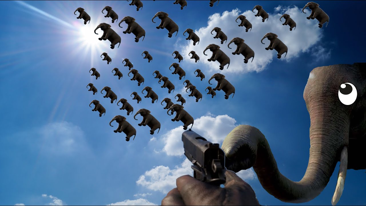 Far Cry 4 - Super Elephant Storm || Animals Vs Humans Battle || Raining Animals || Map Editor ||