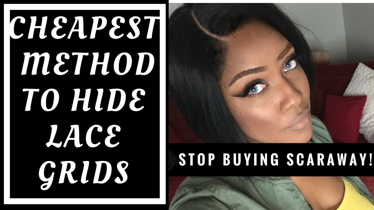 Best & Cheapest Method to Hide Lace Grids | No Scaraway or Tanning Spray