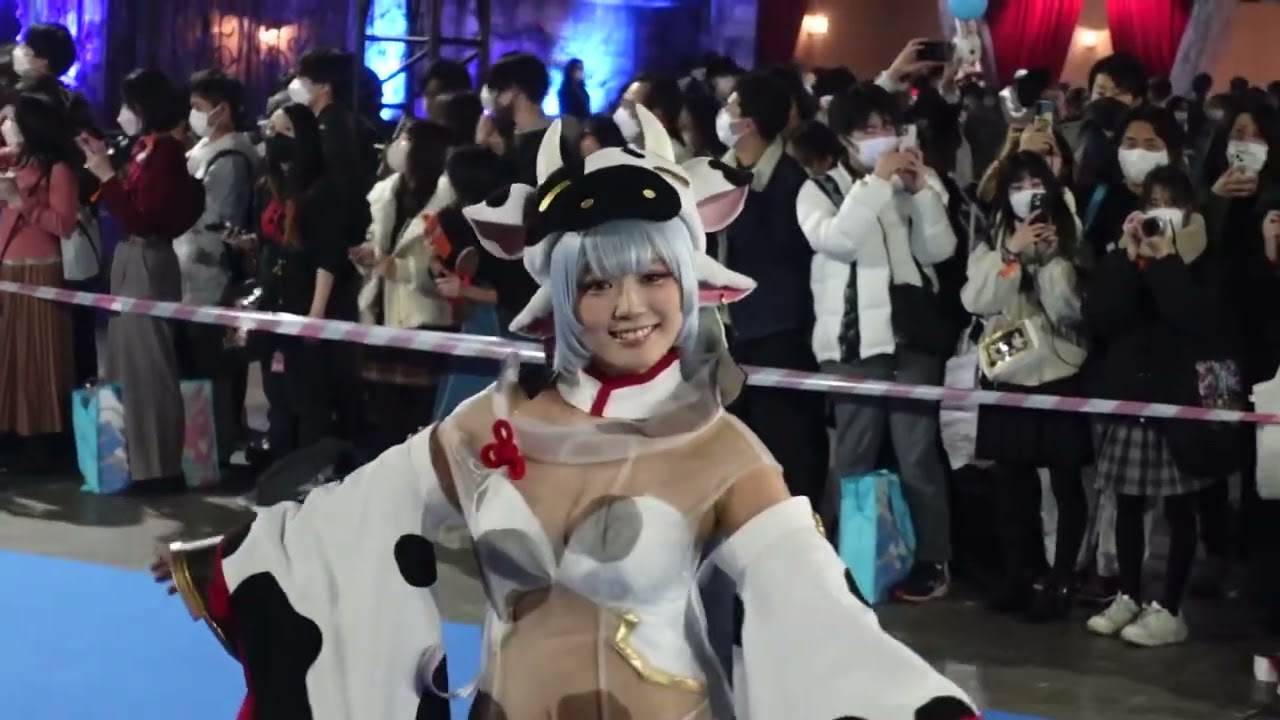 グラフェス2022_2023最終日ランウェイでの東雲うみさん扮するシャトラちゃんが可愛い過ぎる❤️