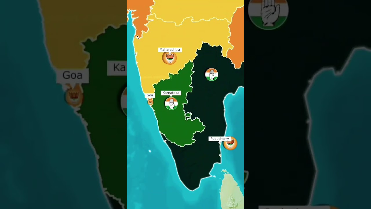political party & state of India # #politicalparty #stateofindia #learning #knowledge #shortsfeed