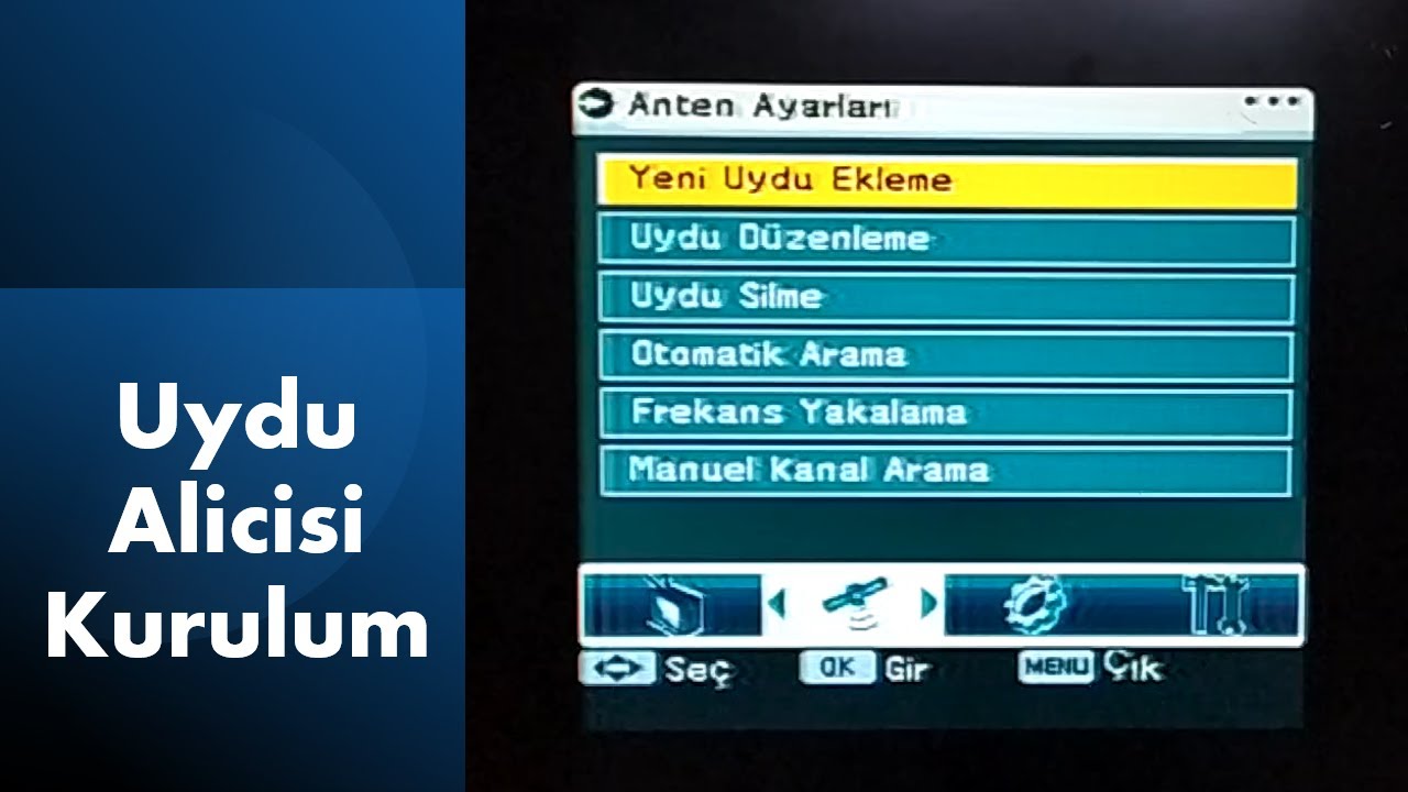 Uydu Alıcısı Kurulumu | Eski Tip Uydu Alıcısı Basit Cihaz