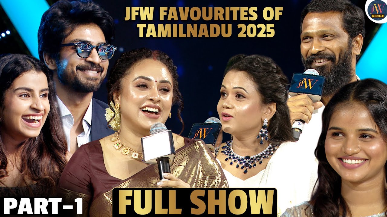 JFW Favourites Of Tamilnadu 2025 Full Episode| Sivaangi| Manimegalai| Pearle Maaney| Vetrimaaran