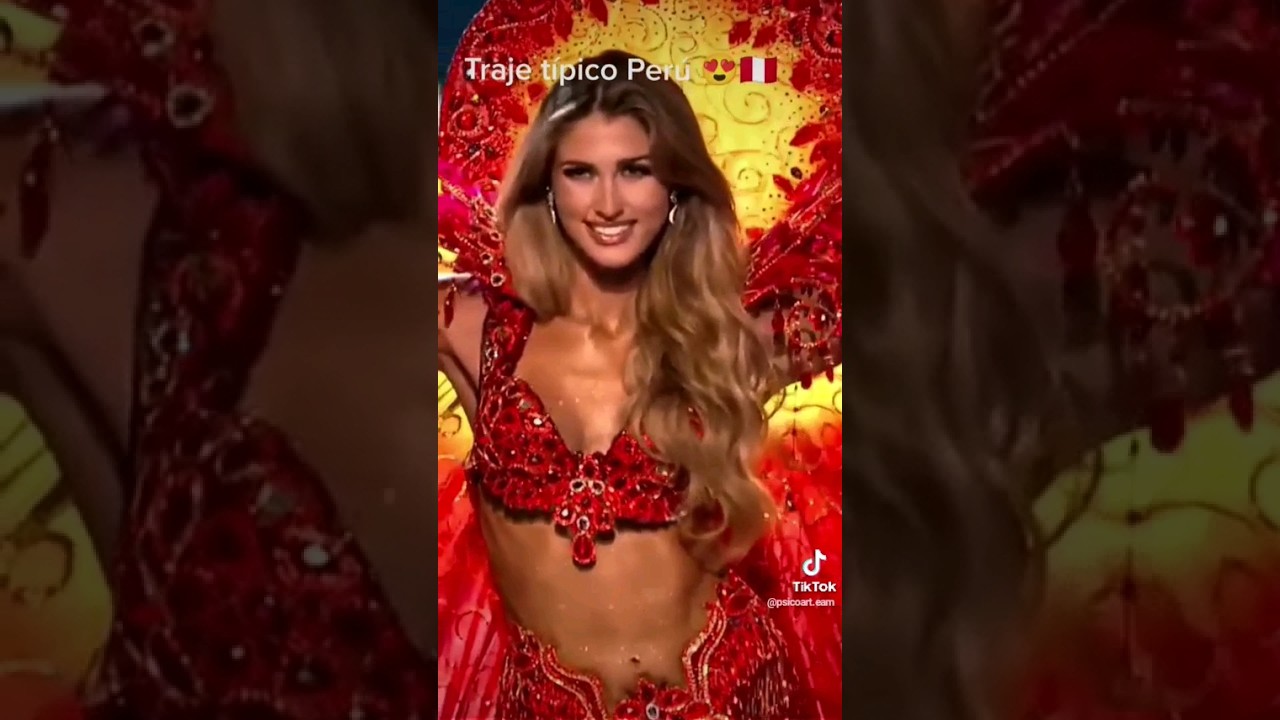 MISS PERÚ traje típico ALESSIA ROVEGNO🇵🇪🇵🇪🇵🇪