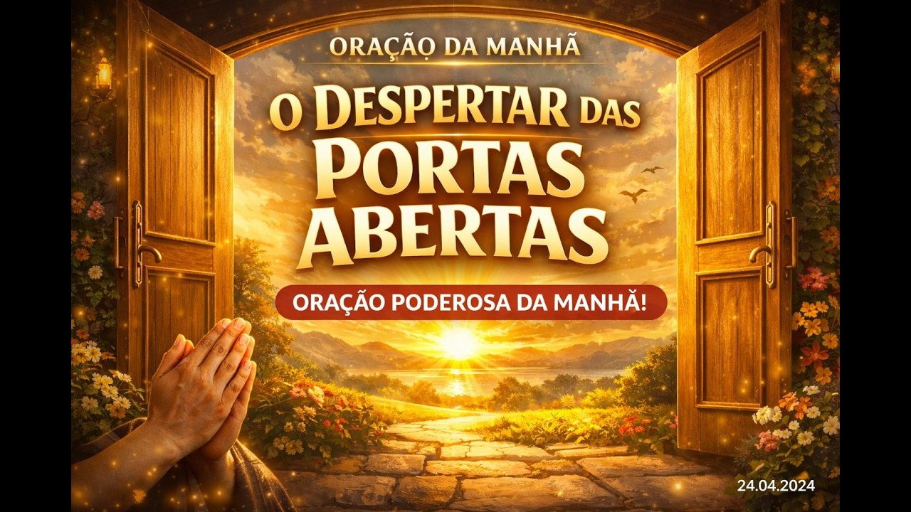 ORAÇÃO DA MANHÃ PARA DESTRAVAR A VIDA: Deus vai abrir portas onde não existem! 🙏✨