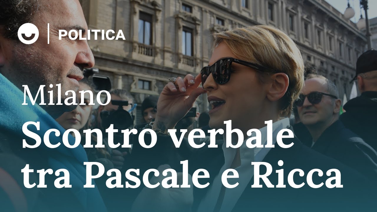 Milano: battibecco tra Francesca Pascale e Piero Ricca